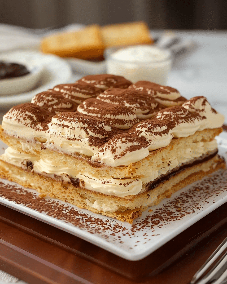 Easy Tiramisu Éclair Cake