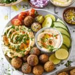 Falafel with Hummus & Tahini Sauce