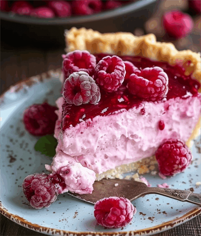 Frosty Raspberry Cheesecake Pie