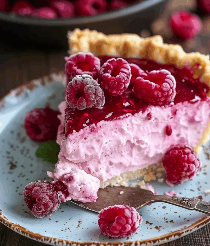Frosty Raspberry Cheesecake Pie