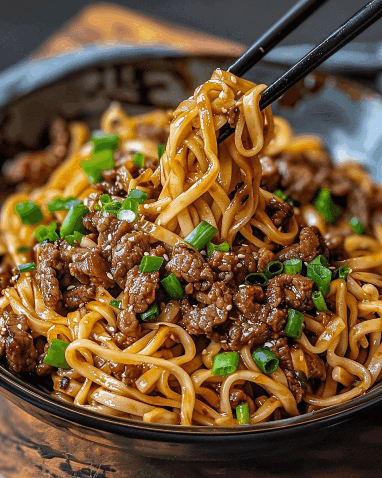 Garlic Beef Noodles