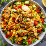 Grilled Chicken and Corn Salad
