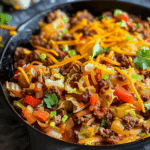 Ground Beef Taco Cabbage Skillet