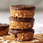 Healthy 4-Ingredient No-Bake Peanut Butter Oat Cups