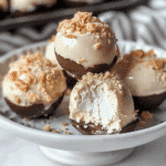 High Protein Frozen Peanut Butter Greek Yogurt Bites