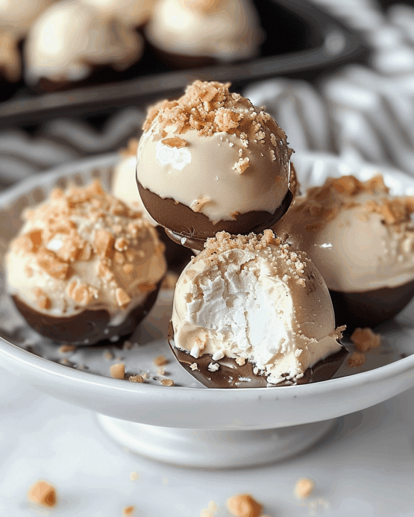 High Protein Frozen Peanut Butter Greek Yogurt Bites