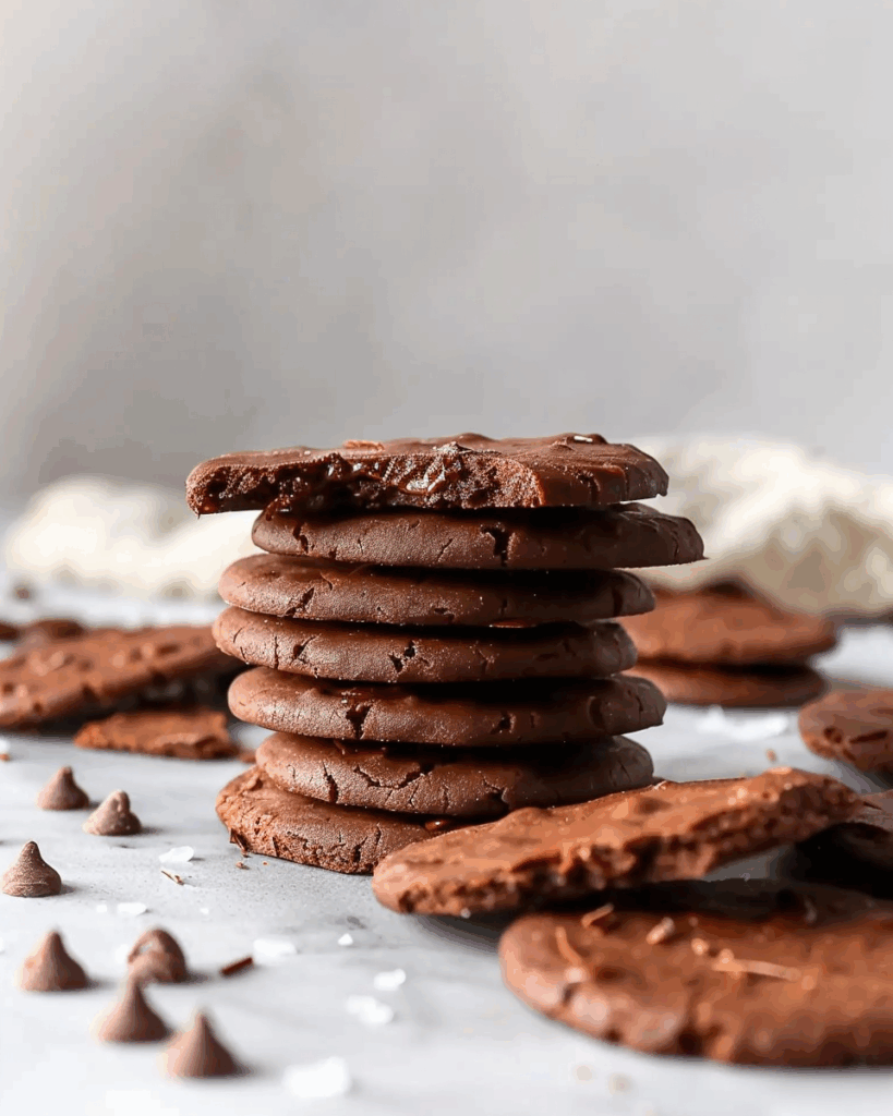 Homemade Chocolate Icebox Cookies