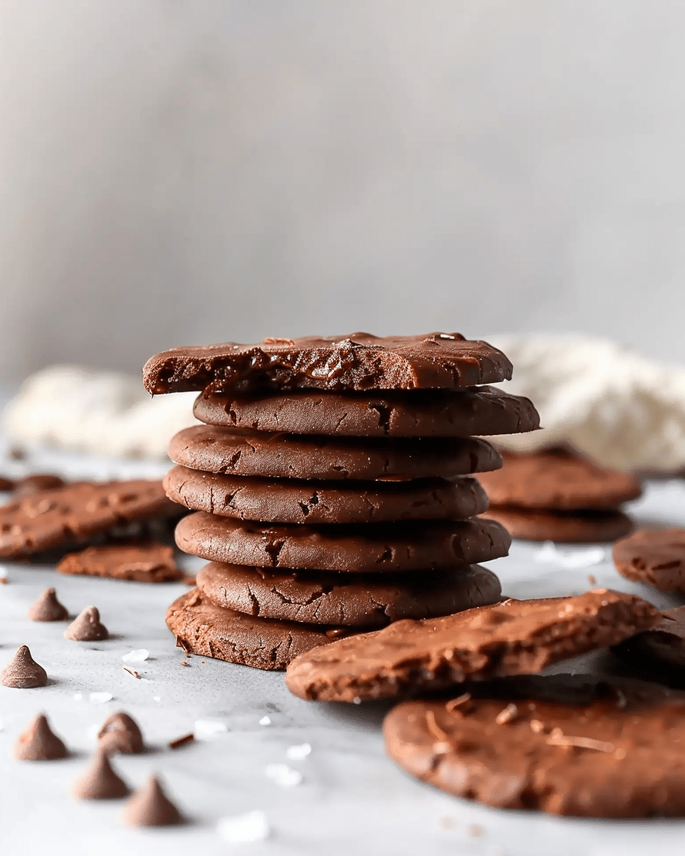 Homemade Chocolate Icebox Cookies