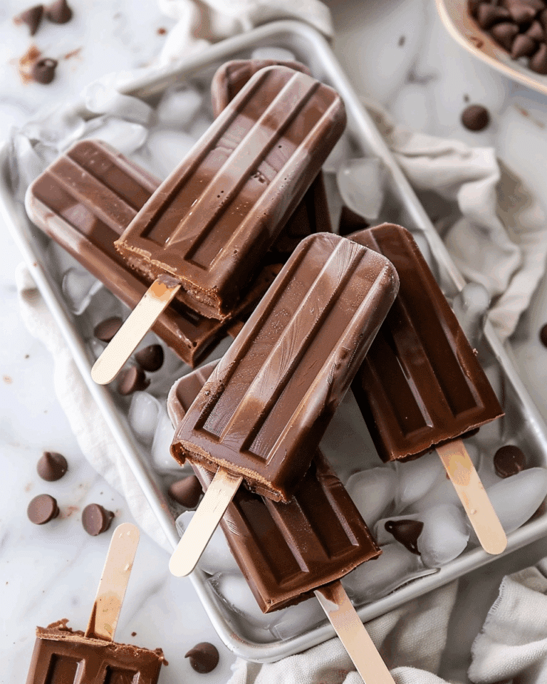Homemade Fudgesicles