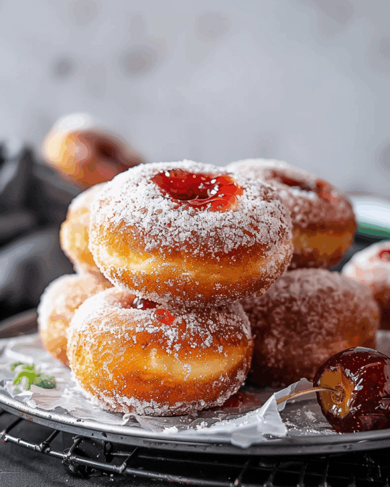 Homemade Jelly Filled Donuts