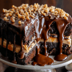 Chocolate Caramel Toffee Crunch Cake