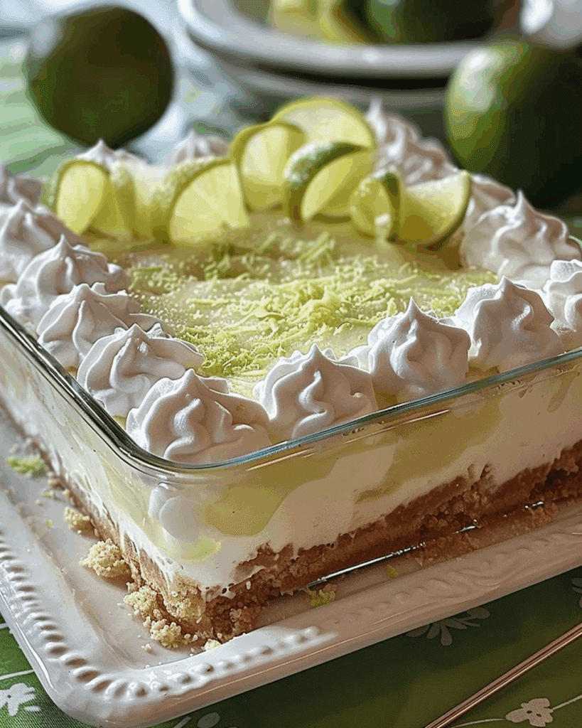 Key Lime Lush Dessert