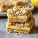 Lemon Oatmeal Crumble Bars
