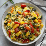 Roasted Vegetable Lemon Tahini Couscous
