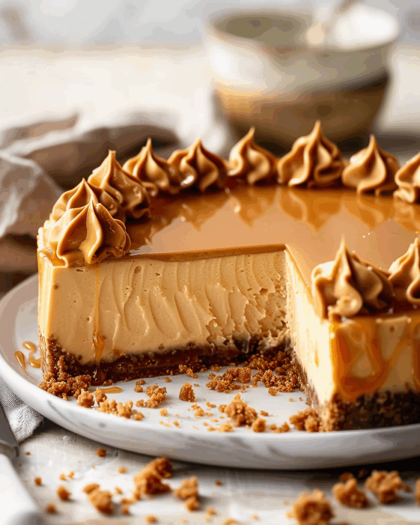 Loaded Butterscotch Cheesecake