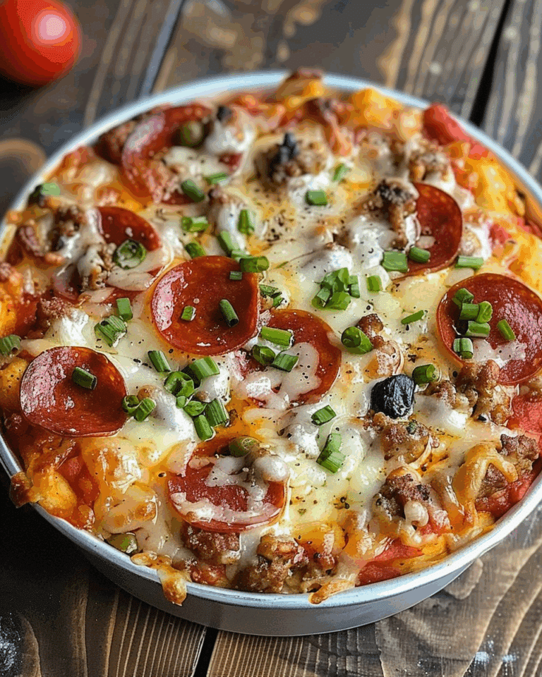 Low Carb Crustless Pizza Bowl