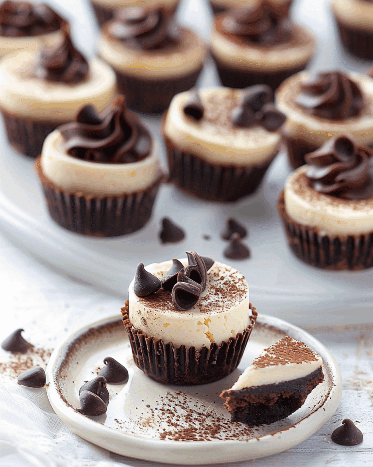 Mini Chocolate Cheesecake Bites