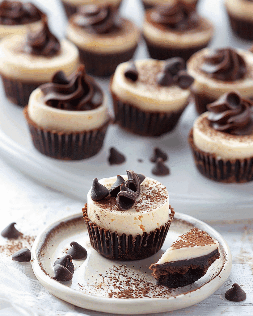 Mini Chocolate Cheesecake Bites