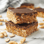 No Bake Peanut Butter Oat Bars