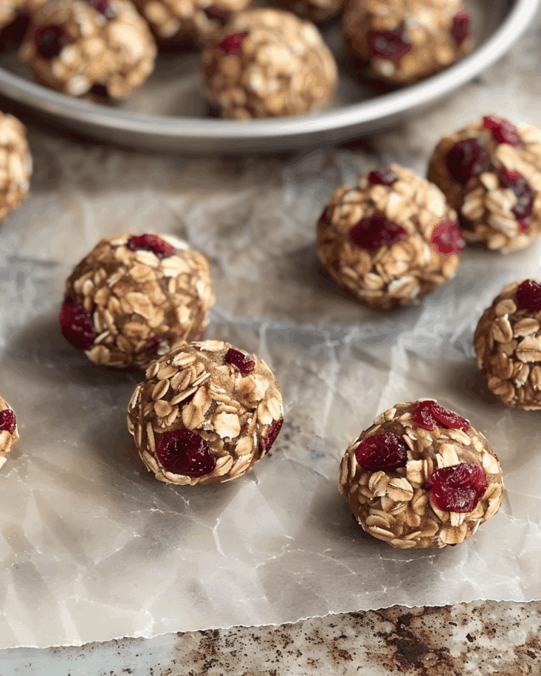 Oatmeal Cranberry Energy Bites