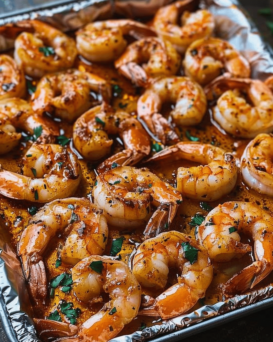 Oven-Baked Cajun Butter Shrimp