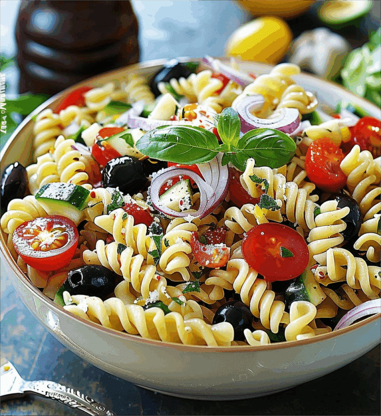 Pasta Salad with Homemade Dressing