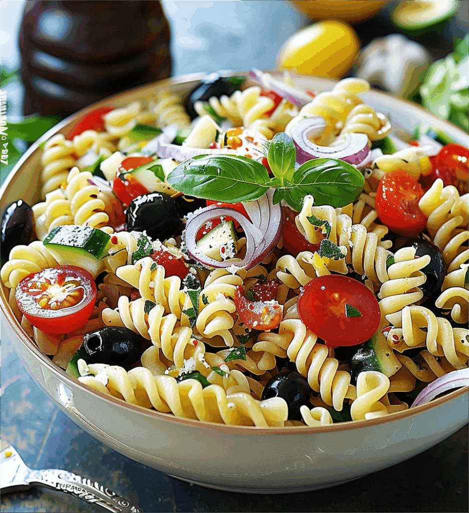 Pasta Salad with Homemade Dressing