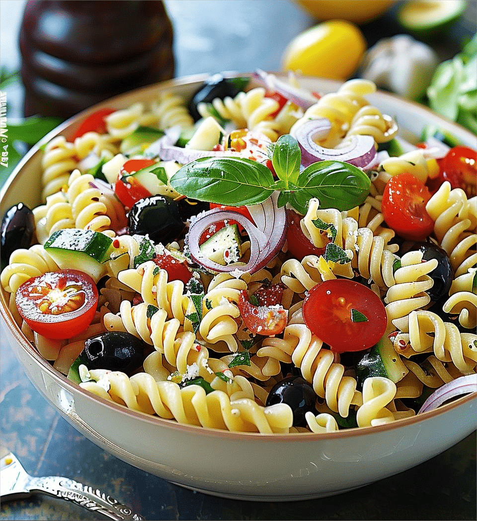 Pasta Salad with Homemade Dressing