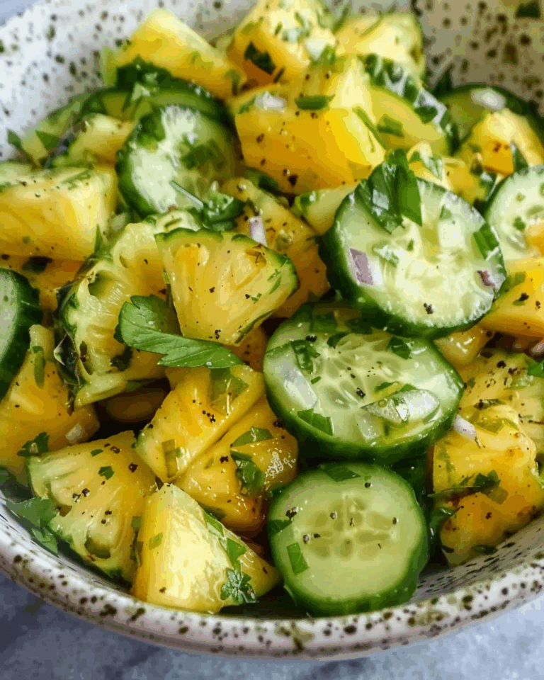 Pineapple Cucumber Salad
