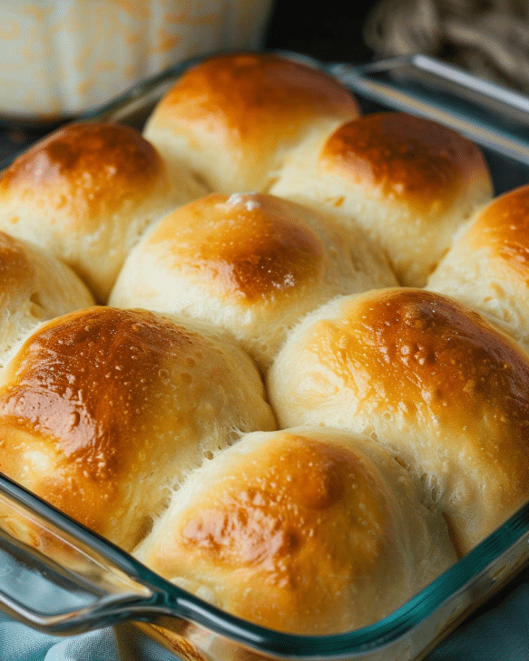 Pudding Dinner Rolls