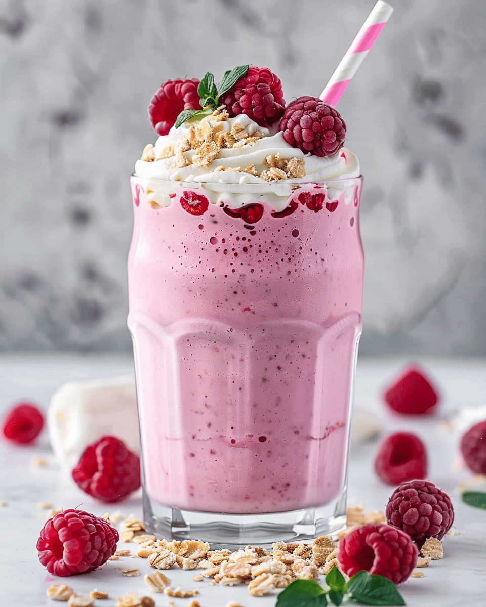 Raspberry Cheesecake Protein Shake