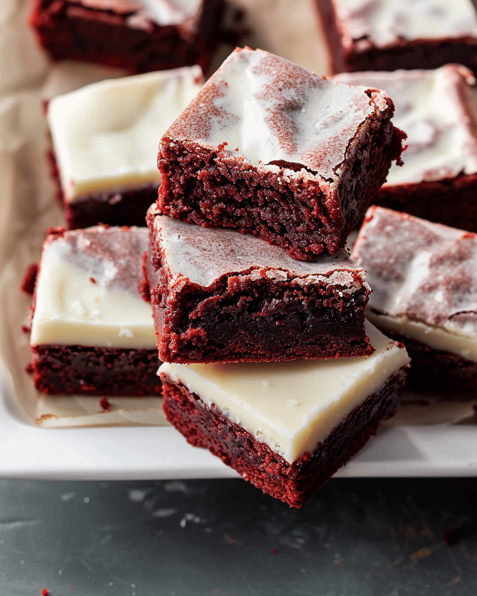 Red Velvet Brownies