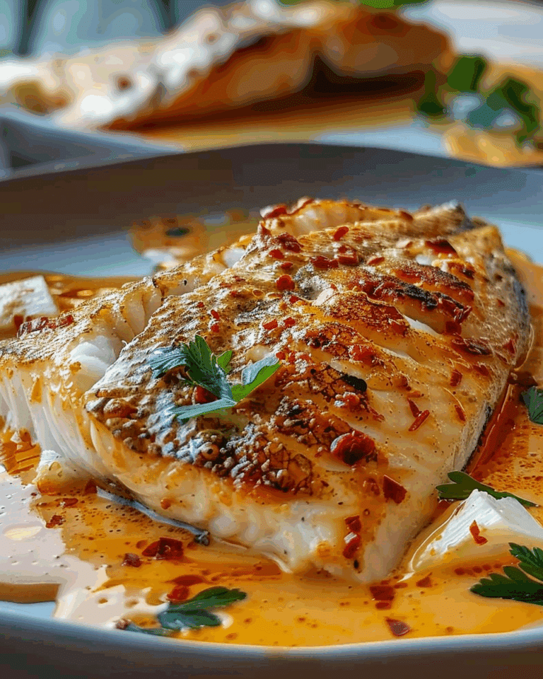 Red Snapper with Creamy Creole Sauce