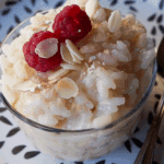 Rice Pudding with Rose Water