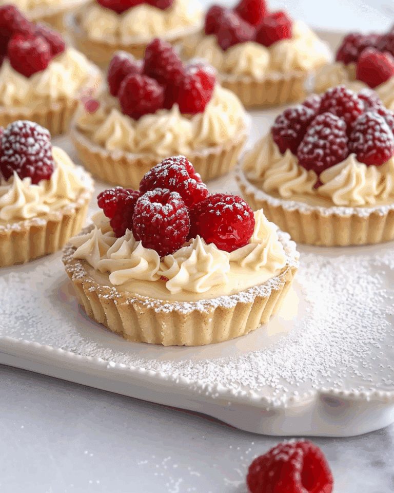 Rich White Chocolate Mousse Tart