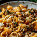 Creamy Ground Beef Pasta