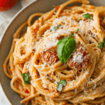 Roasted Tomato and Garlic Ricotta Pasta
