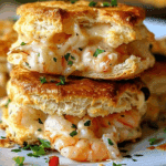Shrimp and Crab Nacho Biscuit Melts