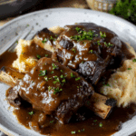 Crockpot Beef Short Ribs with Rich Gravy