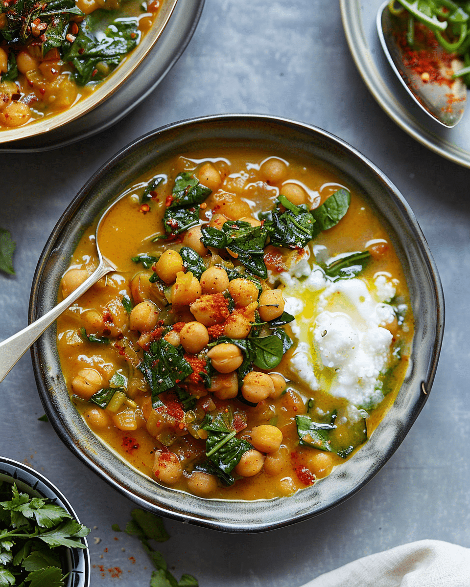 Spiced Chickpea Stew With Coconut and Turmeric