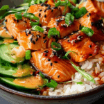 Spicy Salmon Rice Bowl