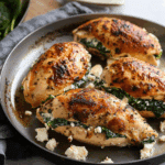 Spinach Feta Stuffed Chicken