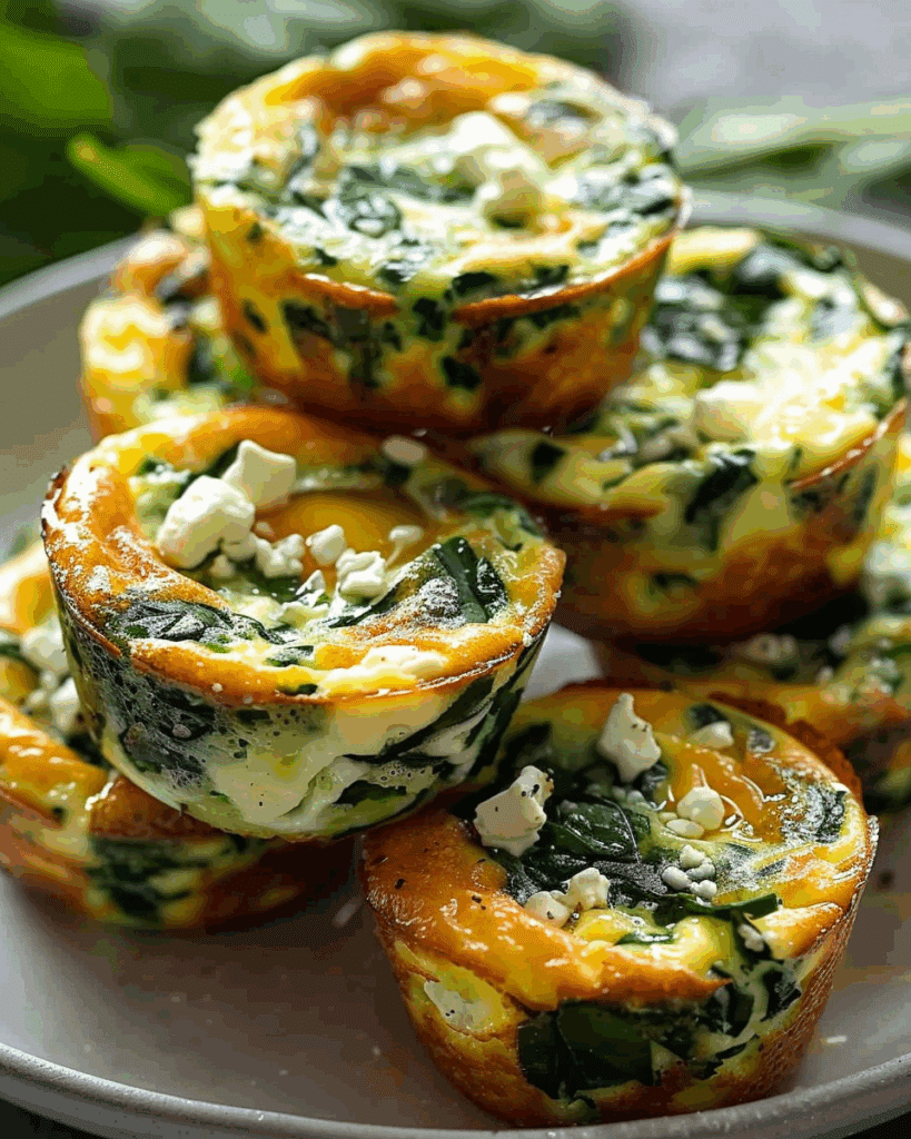 Spinach & Feta Egg Muffins