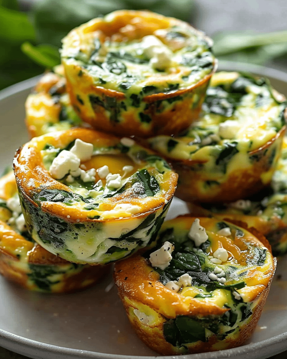 Spinach & Feta Egg Muffins