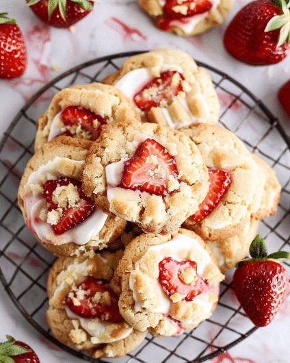 Strawberry Shortcake Cookies