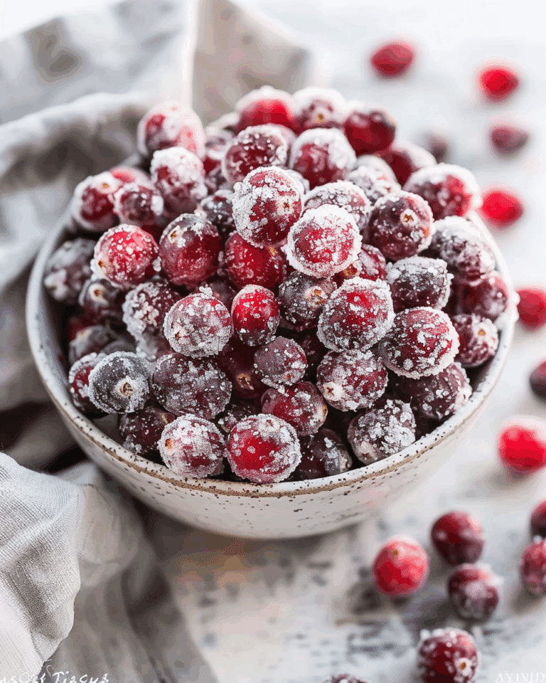 Sugared Cranberries