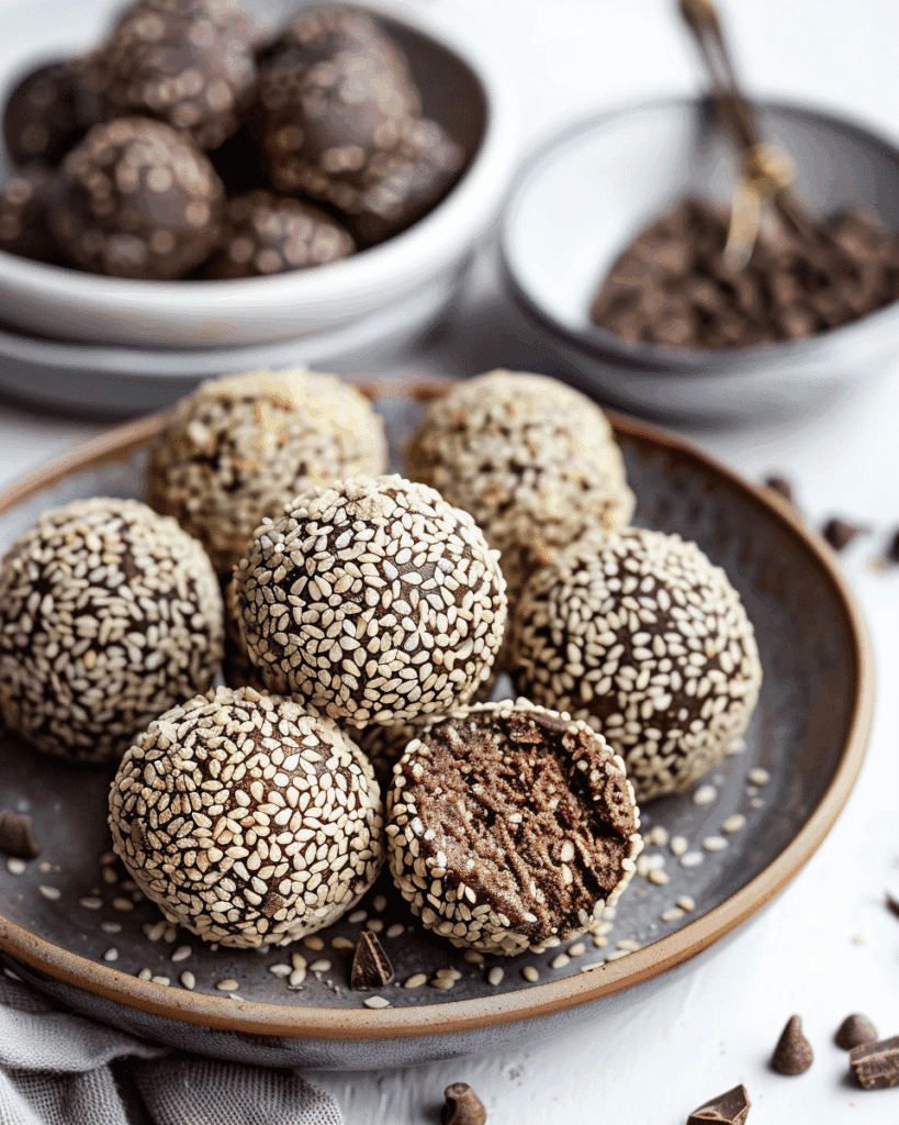 Tahini Chocolate Balls