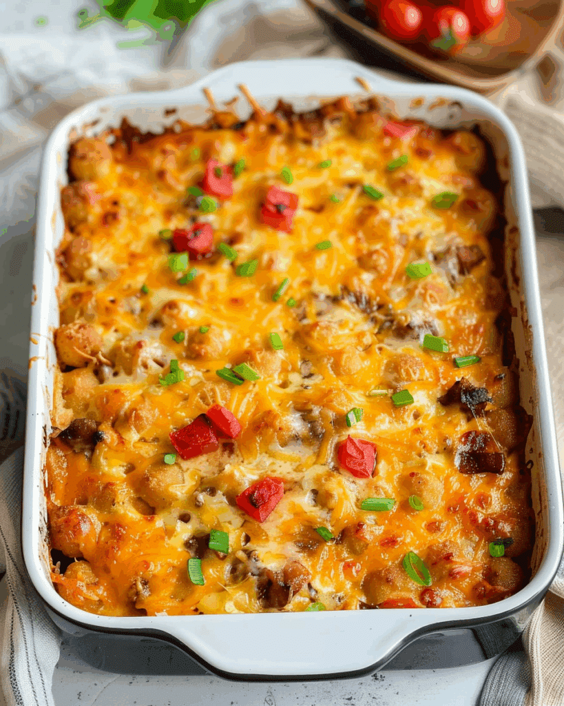 Tater Tot Breakfast Casserole