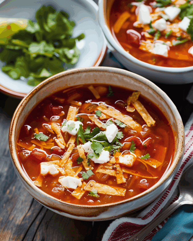 Vegetarian Tortilla Soup