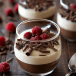 Vanilla Mousse with Chocolate